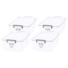 KEYWAY 聯府 每日掀蓋式整理箱, 白色, 4個