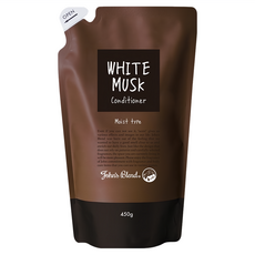 John's Blend 草本保濕潤髮乳 補充包 白麝香, 1個, 450g