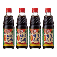 KONG YEN 工研 素食特濃烏醋, 300ml, 4瓶