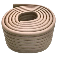 兒童安全防撞條 加寬加厚W型, 2m(76 x 8mm), 木色, 1條