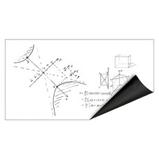 Neon 台灣霓虹 磁性可移除白板貼, 白色