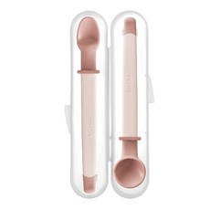 Simba 小獅王辛巴 美味軟糖湯匙組, 栗粉色, 1組