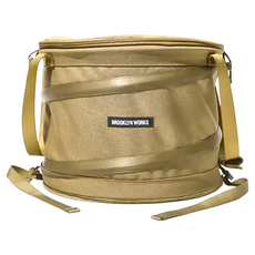 BROOKLYN WORKS 布魯克林 彈簧保冰保溫桶包 棕色, 1.5L, 1個