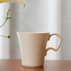 日本 美濃燒 大森謙一郎 典雅復古馬克杯 直徑9.2 x 12.5 x 9cm 260ml, 白色, 1個