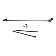 OUTSY 露營便攜速裝磁吸掛桿 擴大空間, 黑色, 1個