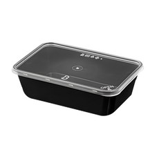 Tamsaa 耐熱餐盒附蓋 耐熱材質可微波 外帶餐盒首選, 1組, 10個