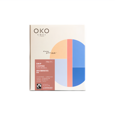 OKO 生態綠 濾泡式咖啡掛耳包 濃醇 10g x 7包入, 7包, 1盒