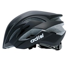 adisi 自行車帽 CS-1050, 聚碳酸酯外殼，耐熱抗衝擊，保麗龍內裡，輕便舒適，旋轉調整鈕，輕鬆調整, S~M(54~58cm), 霧黑色, 1個