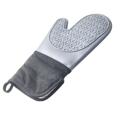 ibili 止滑矽膠隔熱手套 耐熱-60~230度C 尺寸33.5x18.5公分, 灰黑, 1支