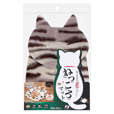 SANKO Okudake Kyuchaku 寵物餐墊, 35x45 公分, 茶斑紋, 1個