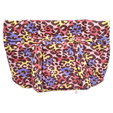 HARU 小晴天本舖 日本布料側背包 DELUXE TRAVEL 100%Polyester, 粉彩豹, 45 x 28 x 14cm