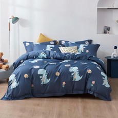 J-bedtime 床寢時光 萊賽爾天柔絲被套 PM0713M, 相約小恐龍