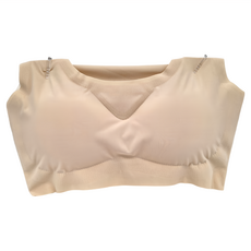 FANCY LIFE 女士無鋼圈內衣 加寬肩帶, L, 膚色, 1件