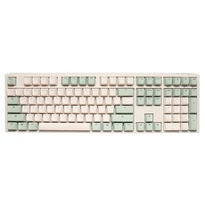 Ducky One 3 MATCHA 有線電競機械式鍵盤 中文 茶軸 抹茶配色 PBT鍵帽, 1個