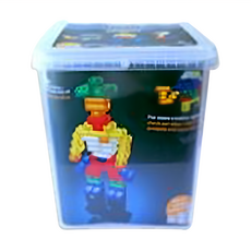 LIGHT STAX 大顆粒系列 歡樂桶 Cowboy 牛仔 Set 64入, 1桶