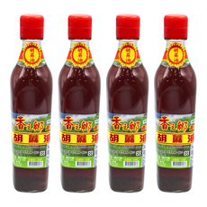 香之鄉 胡麻油, 500ml, 黑芝麻油, 台灣產, 4瓶