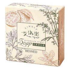 BEIWED 貝薇美學 艾草淨化皂 甜橙微香 手工皂, 110g, 1個
