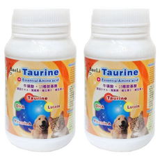 BaeLi 百粒 牛磺酸 + 綜合胺基酸, 添加Lutein葉黃素、DHA、維生素E、維生素A, 100g, 2罐