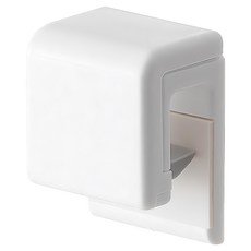 理享家 浴室牙膏洗面乳無痕收納夾 節省空間 多用途收納, 白色, 1個