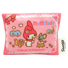 Sanrio 三麗鷗 絨毛隨身面紙套, 美樂蒂
