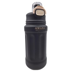 AWANA 手提彈蓋隨手瓶 AH-600, 黑色, 600ml, 1個