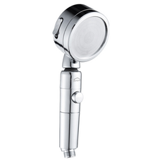 Winprice 三段調節省水蓮蓬頭 高壓設計 省錢, 銀色, 1個