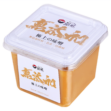 菊鶴 無添加味噌 台灣國產白米 非基改黃豆, 500g, 1盒