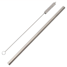 TEMPEST 純鈦吸管 平口 輕巧耐用環保 8 x 215mm, 1支