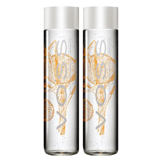 VOSS 芙絲風味氣泡水 柑橘檸檬草, 瓶裝水界的愛馬仕, 無糖零熱量, 375ml, 2瓶