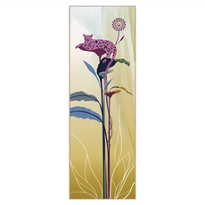 Miracle 墨瑞革 幻生系列 冰滴凍點止滑瑜珈舖巾 附舖巾袋, 185 x 63cm, 巨花上的神獸, 1條