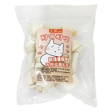 CaMo 卡默 皮骨 5吋 8入 耐咬潔牙骨 狗狗零食, 1包, 牛奶味, 240g