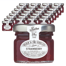 Tiptree 迷你草莓果醬 72罐 28g - 英國原裝進口 口感香甜濃郁 適合搭配麵包、鬆餅或優格