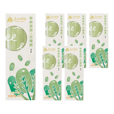 森林麵食 森林裸麵 新鮮蔬菜口味, 兩種麵條寬度, 獨立包裝, 400g, 6盒