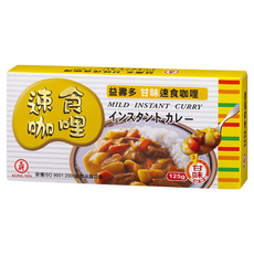 KONG YEN 工研 益壽多甘味速食咖哩, 125g, 1盒