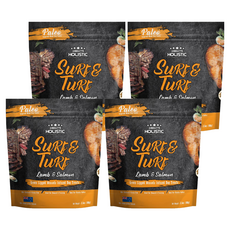 ABSOLUTE HOLISTIC 全齡犬 鮮食肉片, 放牧羊 + 國王鮭魚 + 綠貽貝 + 牛磺酸, 100g, 4包