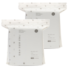 DEARCUS 一次性洗碗巾, 灰色, 100入, 2包