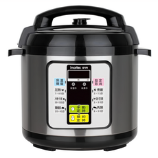 imarflex 伊瑪 5L 304不鏽鋼 微電腦節能快鍋 1000W Fuzzy Logic 3級能源效率 黑色 + 銀色 IEC-610 110V/60Hz 5.9kg
