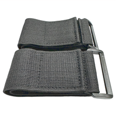 TRENY彈力黏扣捆綁帶50x400mm, 1組, 黑色