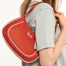 Vanwalk 出走 美式運動風腋下單肩包 V2459, 棒球紅