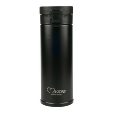 MASIONS 美心 超真空鑄造彈蓋陶瓷保溫杯, 曜石黑, 520ml, 1個