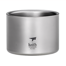 Keith Titanium 鎧斯 Ti3935 純鈦功夫小茶杯 45ml (2入) 1個, Ti3926, 3個