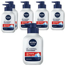 NiveaMen 男士全效控油潔面泥 北極冰川泥+水楊酸 抗痘 深層清潔毛孔, 150g, 6瓶