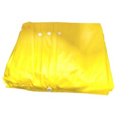 全身防護防疫面罩雨衣（加長款）黃色 EVA環保面料, L