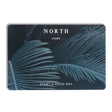 iINDOORS 防水隔熱餐桌墊 北歐綠植, 45 x 30 x 0.05cm, 1個