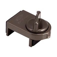 GUARD 兒童安全鋁窗鎖 簡便型 2個 Set, 尺寸約W3.6*D6*H3.95cm, 適用軌距 2.7-4.4cm, 鋅合金材質, 產地日本, 1組