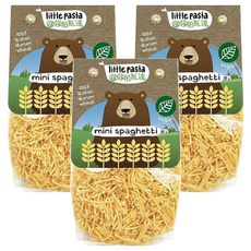 little pasta 小帕斯達 QQ迷你義大利麵, 100%杜蘭小麥粉製成, 無額外添加鹽和糖, BRC全球認證安全食品, 250g, 3包