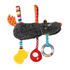 EBULOBO 大野狼懸掛玩具組，可懸掛嬰兒車/床邊, 混合色, 1個