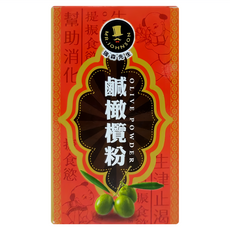MR.JOHNSON 強森先生 鹹橄欖粉, 無添加人工色素、香料，添加橄欖，生津解渴, 80g, 1盒