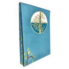 復古風開運招財樹桌巾, 120 x 160cm, 杏色, 1件