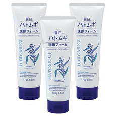 KUMANO 熊野油脂 麗白 薏仁洗面乳, 170g, 3條